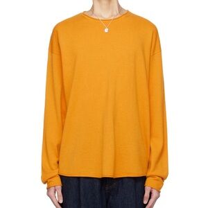 Guest in Residence Oversize Yellow Cashmere Sweater